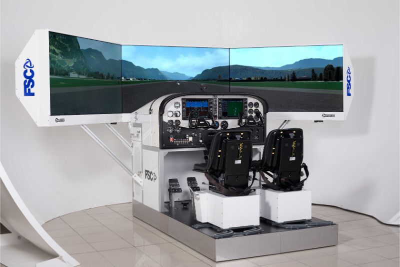 MTGS 332V55 HYBRID FSTD X-Plane 2 Seats front 34 2